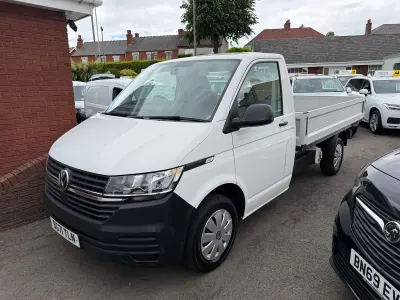 Used VW Transporter 150 HP (110 kW) 2021 White Van