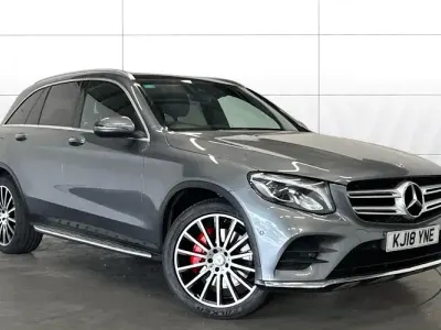Used Mercedes GLC220 AMG line 170 HP (125 kW) 2018 Grey SUV