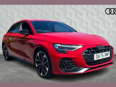 Used Audi S3 Sportback Black Edition 333 HP (244 kW) 2025 Red Hatchback