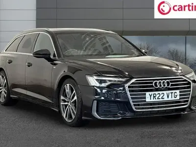 Used Audi A6 S-Line 204 HP (150 kW) 2021 Black Estate
