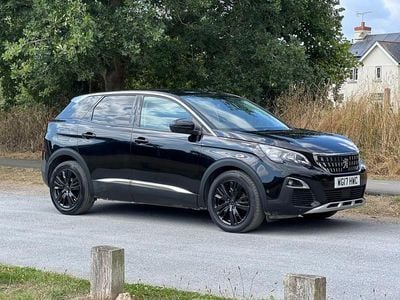 Black Used 2017 Peugeot 3008 Allure Hatchback | £7,995 (Expensive)