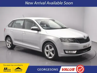 Used Skoda Rapid SE 115 HP (84 kW) 2017 Silver Hatchback