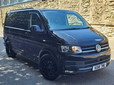 Used VW T6 Highline 148 HP (108 kW) 2018 Black Van