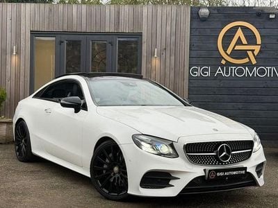 Used Mercedes E300 AMG Line Premium Plus 245 HP (180 kW) 2018 White Coupe