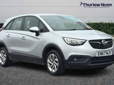 Used Vauxhall Crossland X S 110 HP (80 kW) 2018 Silver SUV
