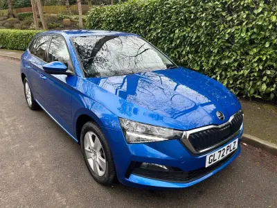 Used Skoda Scala SE 2023 Blue Hatchback
