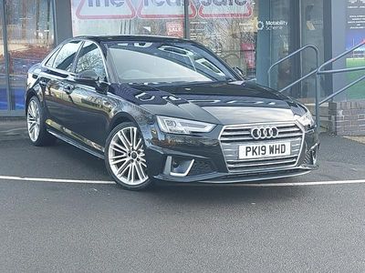 Black Used 2019 Audi A4 S-Line Sedan | £14,498 (Fair price)