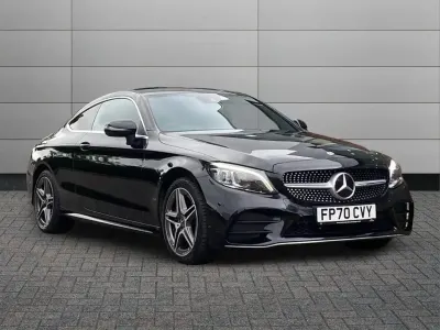 Used Mercedes C300 AMG Line Premium 254 HP (186 kW) 2020 Black Coupe