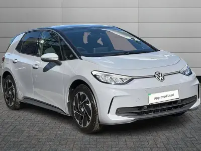 New VW ID.3 Pure 125 kW (170 HP) 2026 Moonstone grey with solid black roof Hatchback