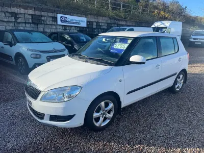 Used Skoda Fabia SE 86 HP (63 kW) 2012 White Hatchback
