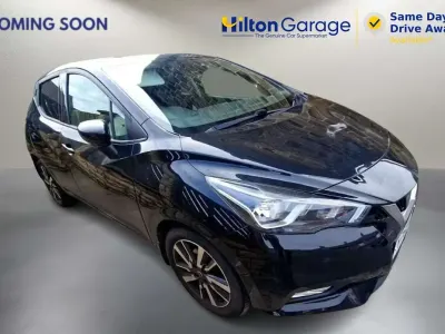 Used Nissan Micra N-Connecta 90 HP (66 kW) 2018 Black Hatchback