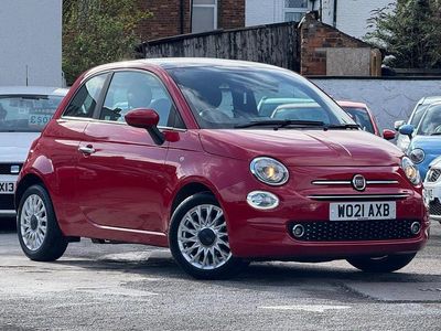 Used Fiat 500 Lounge 70 HP (51 kW) 2021 Red Hatchback