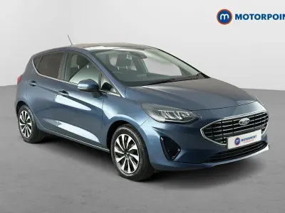 Used Ford Fiesta Titanium 101 HP (74 kW) 2022 Blue Hatchback