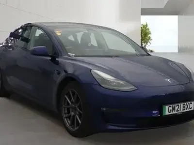 Used Tesla Model 3 Long Range AWD 254 kW (346 HP) 2021 Blue Sedan