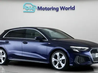 Used Audi A3 Sportback S-Line 110 HP (80 kW) 2023 Blue Hatchback