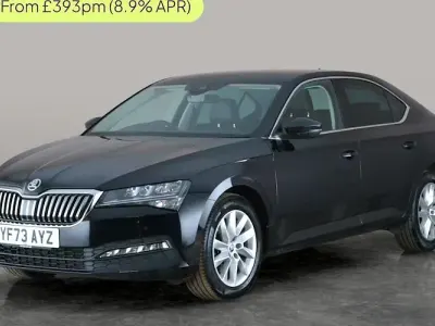 Used Skoda Superb SE Technology 150 HP (110 kW) 2023 Black Hatchback