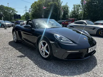 Used Porsche Boxster 300 HP (220 kW) 2016 Black Cabriolet