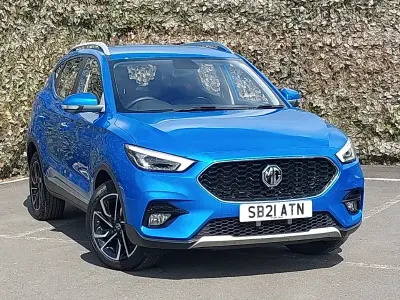 Used MG ZS Exclusive 106 HP (77 kW) 2021 Blue SUV
