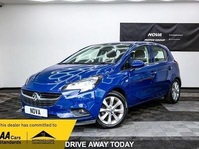 Used Vauxhall Corsa 90 HP (66 kW) 2018 Blue Hatchback