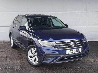 Blue Used 2022 VW Tiguan Allspace Life SUV | £22,995 (A bit pricey)