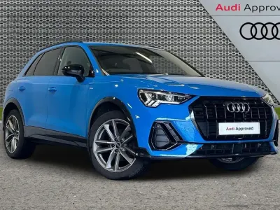 Used Audi Q3 Black Edition 150 HP (110 kW) 2022 Blue SUV