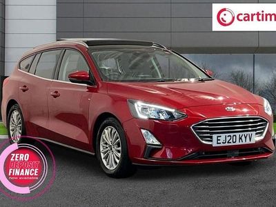 Red Used 2020 Ford Focus Titanium Estate | £10,350 (Good price)