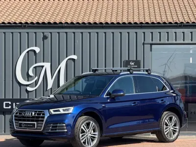 Used Audi Q5 S-Line 190 HP (139 kW) 2017 Blue SUV