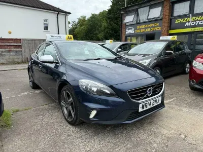Used Volvo V40 R-Design 2014 Blue Hatchback
