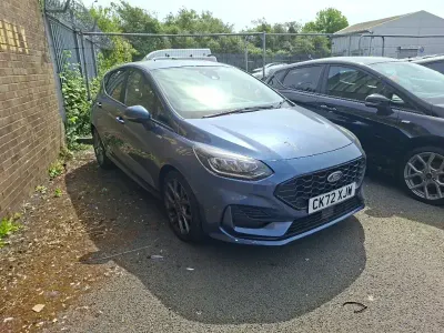 Second-hand Ford Fiesta ST-Line 100 CP (73 kW) 2022 Albastru Hatchback