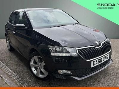 Used Skoda Fabia SE 75 HP (55 kW) 2018 Black Hatchback
