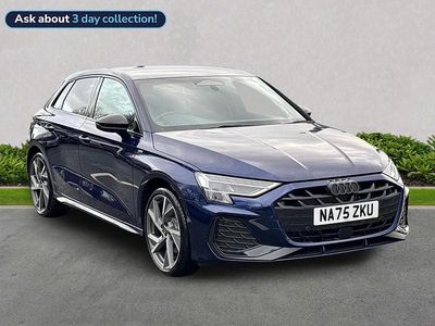 Used Audi A3 Sportback Black Edition 150 HP (110 kW) 2025 Blue Hatchback