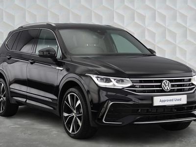 Black Used 2025 VW Tiguan Allspace R-line SUV | £33,400 (A bit pricey)