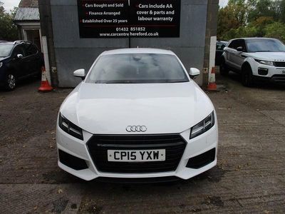 Begagnad Audi TT S-Line 230 HK (169 kW) 2015 Vit Sportkupé