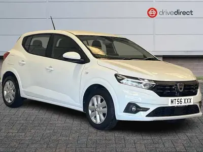 Used Dacia Sandero Comfort 100 HP (73 kW) 2022 White Hatchback