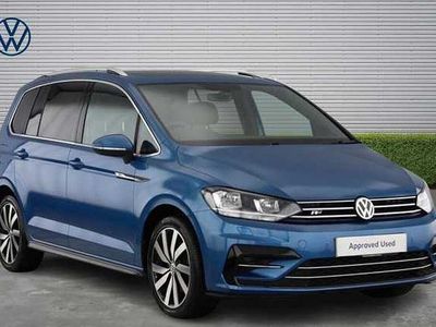 Used VW Touran R-line 150 HP (110 kW) 2020 Blue MPV