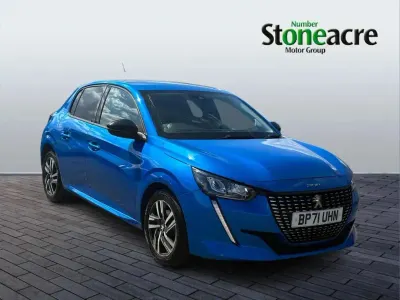 Used Peugeot 208 Allure Premium 101 HP (74 kW) 2022 Blue Hatchback