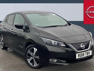 Used Nissan Leaf N-Connecta 110 kW (150 HP) 2018 Black Hatchback