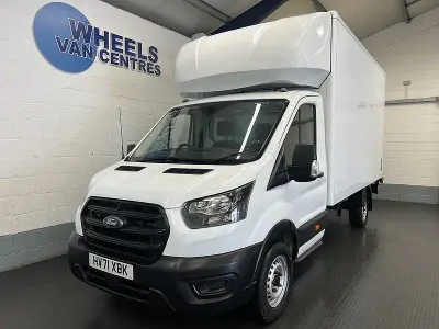 Used Ford Transit 130 HP (95 kW) 2021 White Cabriolet