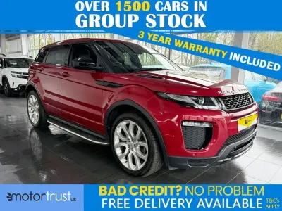 Used Land Rover Range Rover evoque HSE Dynamic 180 HP (132 kW) 2019 Red SUV