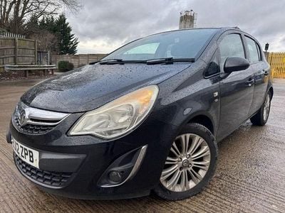 Used Vauxhall Corsa 100 HP (73 kW) 2012 Black Hatchback