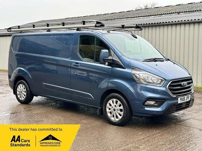 Blue Used 2018 Ford Transit Custom Limited Van | £13,495 (Expensive)
