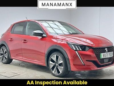Used Peugeot e-208 Premium 100 kW (136 HP) 2021 Red Hatchback