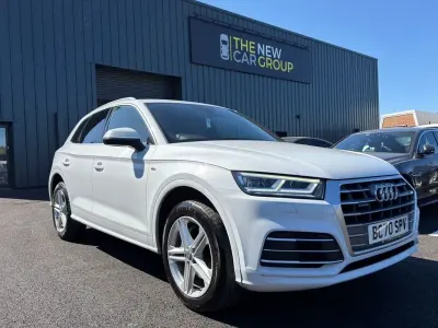 Used Audi Q5 S-Line 190 HP (139 kW) 2020 White SUV
