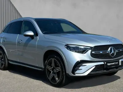 Used Mercedes GLC300e AMG line 313 HP (230 kW) 2025 Metallic paint hightech silver SUV