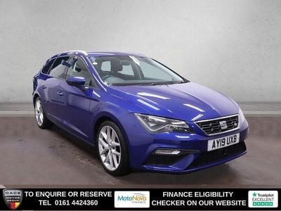 Used Seat Leon ST FR 130 HP (95 kW) 2019 Blue Estate