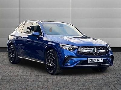 Blue Used 2024 Mercedes GLC300e AMG line SUV | £37,990 (Good price)