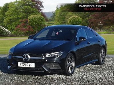 Used Mercedes CLA220 AMG Line Premium Plus 190 HP (139 kW) 2021 Black Sedan