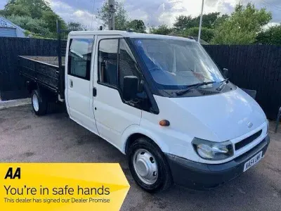 Used Ford Transit 90 HP (66 kW) 2004 White Cabriolet