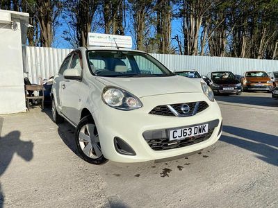 Used Nissan Micra S 2014 White Hatchback