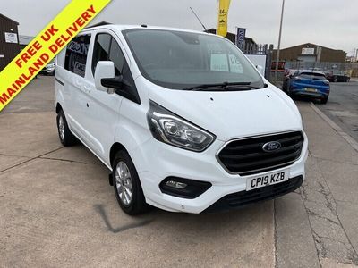 used Ford 300 Transit Custom 2.0LIMITED SWB 6 SEAT DOUBLE CAB IN VAN L1 H1 129 BHP with air con, cr